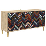 vidaXL Tv-meubel RHENEN 102 x 33 x 50 cm Sonoma Bewerkt hout