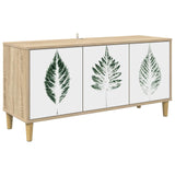 vidaXL Tv-meubel RHENEN 102 x 33 x 50 cm Sonoma Bewerkt hout