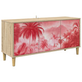 vidaXL Tv-meubel RHENEN 102 x 33 x 50 cm Sonoma Bewerkt hout