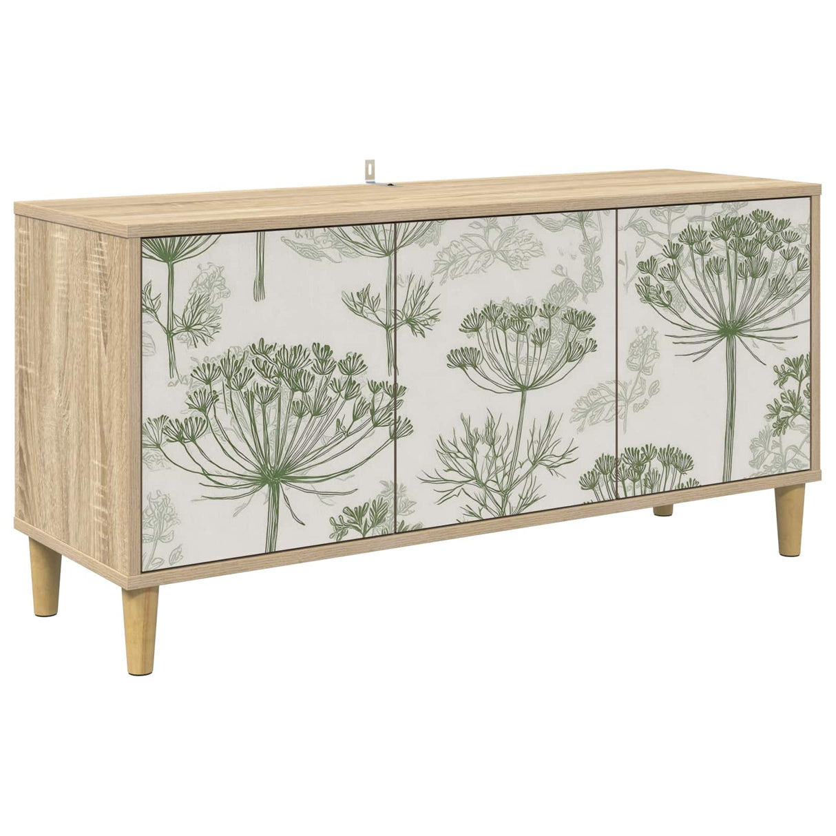 vidaXL Tv-meubel RHENEN 102 x 33 x 50 cm Sonoma Bewerkt hout
