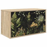 vidaXL Wand gemonteerd TV Kast RHENEN 69 x 33 x 40 cm Sonoma Eiken