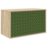 vidaXL Wand gemonteerd TV Kast RHENEN 69 x 33 x 40 cm Sonoma Eiken