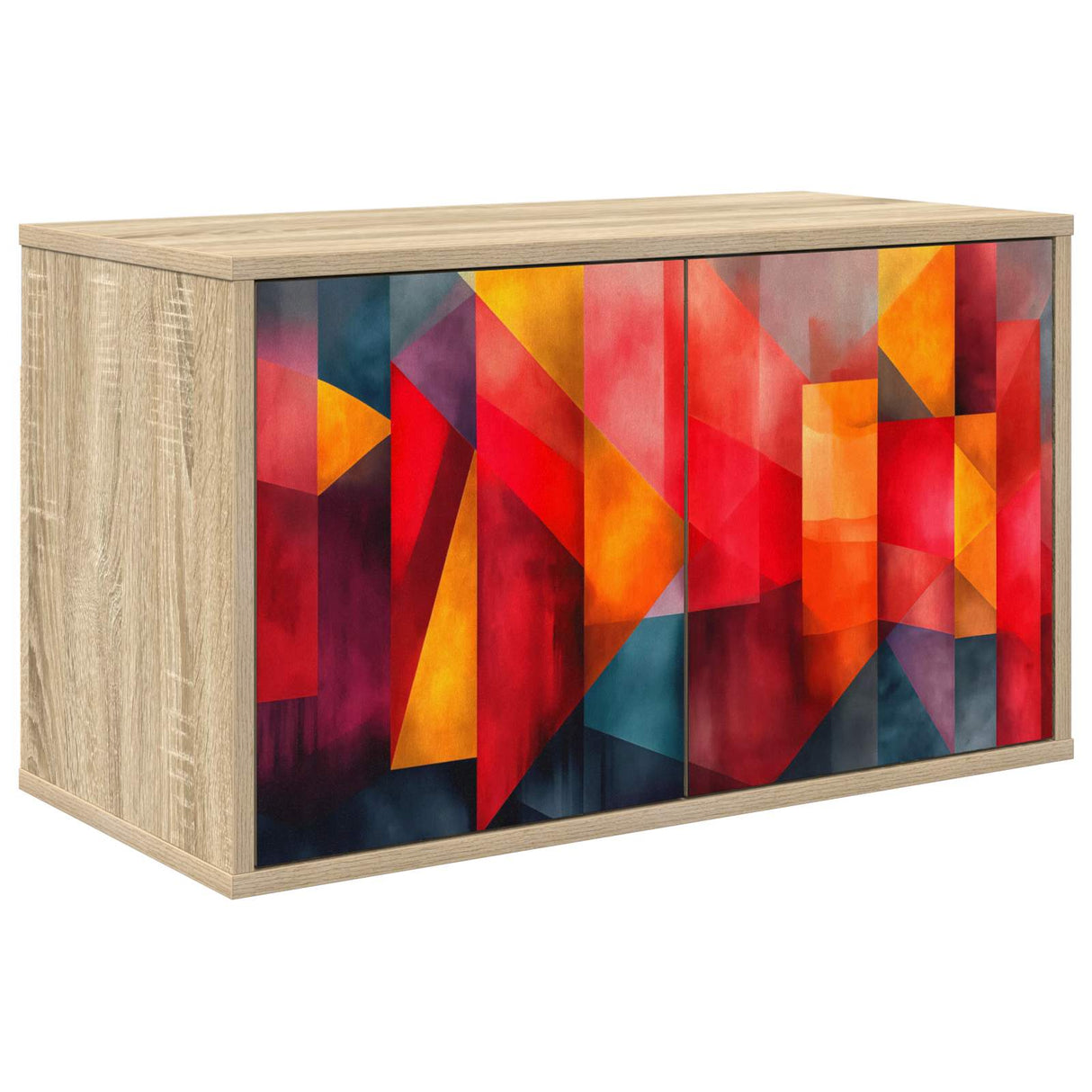 vidaXL Wand gemonteerd TV Kast RHENEN 69 x 33 x 40 cm Sonoma Eiken