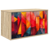vidaXL Wand gemonteerd TV Kast RHENEN 69 x 33 x 40 cm Sonoma Eiken