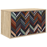 vidaXL Wand gemonteerd TV Kast RHENEN 69 x 33 x 40 cm Sonoma Eiken