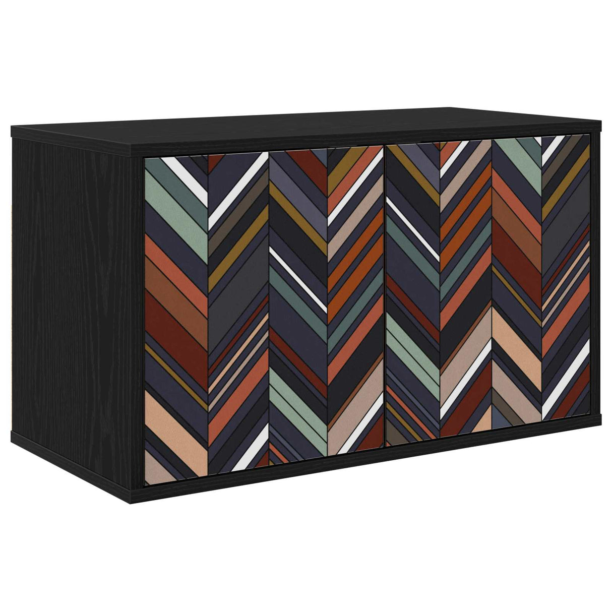 vidaXL Wand gemonteerd TV Kast RHENEN 69 x 33 x 40 cm Sonoma Eiken