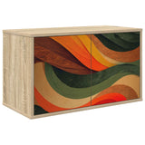 vidaXL Wand gemonteerd TV Kast RHENEN 69 x 33 x 40 cm Sonoma Eiken