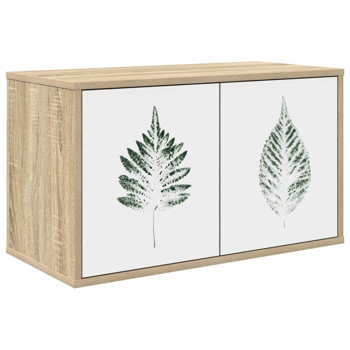 vidaXL Wand gemonteerd TV Kast RHENEN 69 x 33 x 40 cm Sonoma Eiken