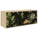vidaXL Wand gemonteerd TV Kast RHENEN 102 x 33 x 40 cm Sonoma Eiken