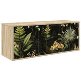 vidaXL Wand gemonteerd TV Kast RHENEN 102 x 33 x 40 cm Sonoma Eiken