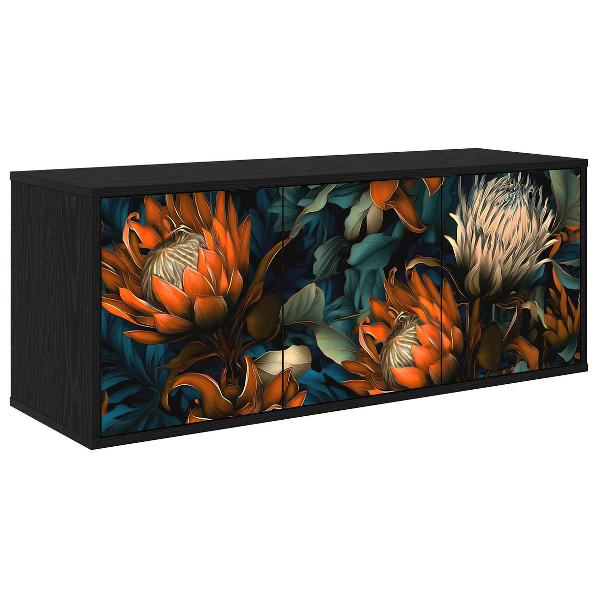 vidaXL Wand gemonteerd TV Kast RHENEN 102 x 33 x 40 cm Sonoma Eiken