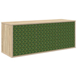 vidaXL Wand gemonteerd TV Kast RHENEN 102 x 33 x 40 cm Sonoma Eiken