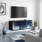 vidaXL Wand gemonteerd TV Kast RHENEN 102 x 33 x 40 cm Sonoma Eiken