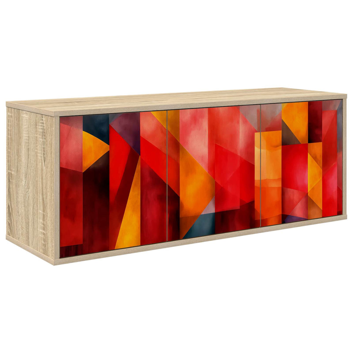 vidaXL Wand gemonteerd TV Kast RHENEN 102 x 33 x 40 cm Sonoma Eiken