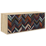 vidaXL Wand gemonteerd TV Kast RHENEN 102 x 33 x 40 cm Sonoma Eiken