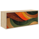 vidaXL Wand gemonteerd TV Kast RHENEN 102 x 33 x 40 cm Sonoma Eiken
