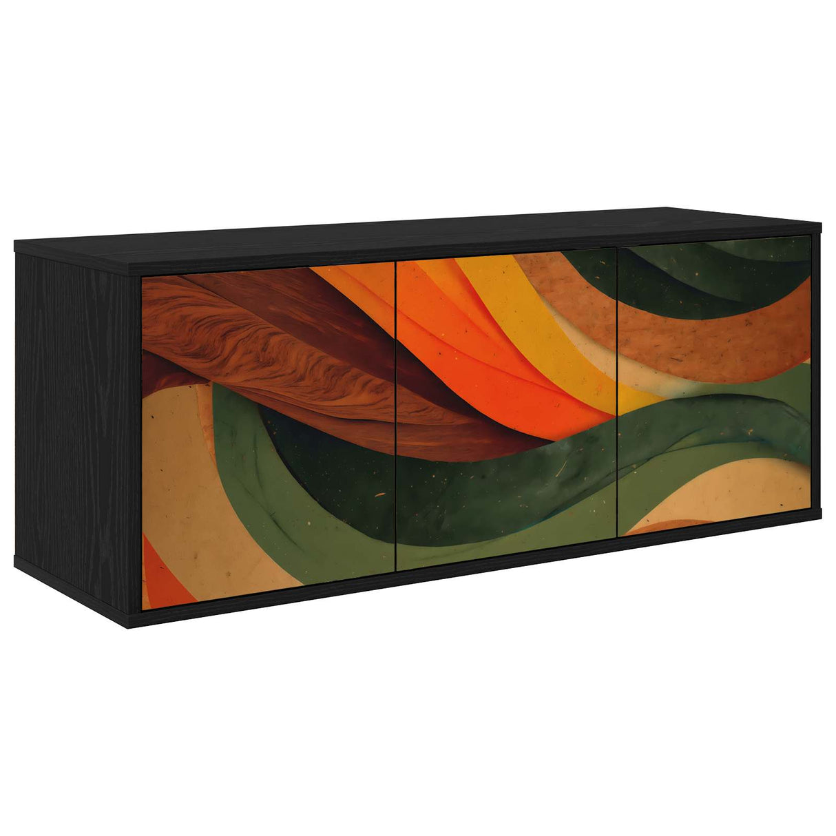 vidaXL Wand gemonteerd TV Kast RHENEN 102 x 33 x 40 cm Sonoma Eiken