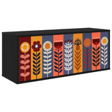 vidaXL Wand gemonteerd TV Kast RHENEN 102 x 33 x 40 cm Sonoma Eiken