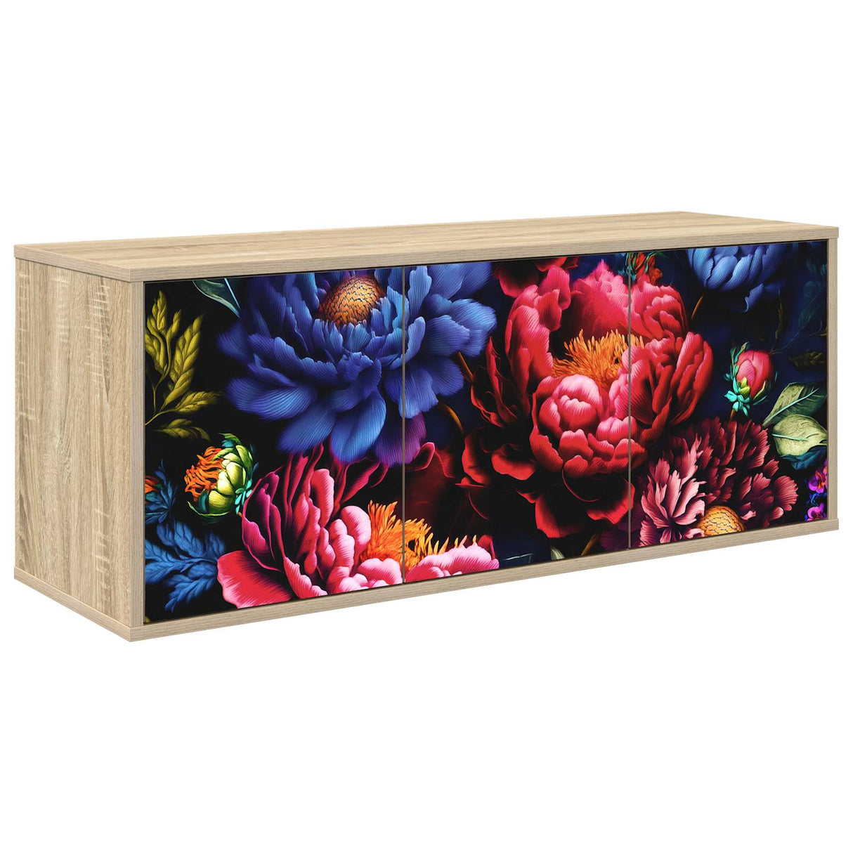 vidaXL Wand gemonteerd TV Kast RHENEN 102 x 33 x 40 cm Sonoma Eiken