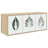 vidaXL Wand gemonteerd TV Kast RHENEN 102 x 33 x 40 cm Sonoma Eiken