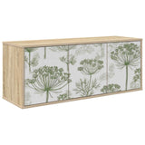vidaXL Wand gemonteerd TV Kast RHENEN 102 x 33 x 40 cm Sonoma Eiken