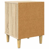 vidaXL Bedside Cabinet RHENEN Sonoma Oak 36 x 33 x 50 cm Engineered Wood