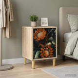 vidaXL Bedside Cabinet RHENEN Sonoma Oak 36 x 33 x 50 cm Engineered Wood