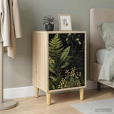 vidaXL Nachtkastje RHENEN Sonoma Eiken 36 x 33 x 60 cm Bewerkt hout