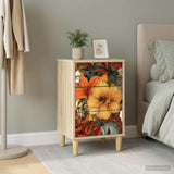 vidaXL Nachtkastje RHENEN Sonoma Eiken 36 x 33 x 60 cm Bewerkt hout