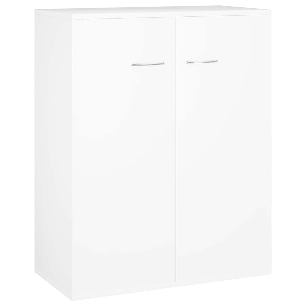 vidaXL Dressoir 60x30x75 cm bewerkt hout wit