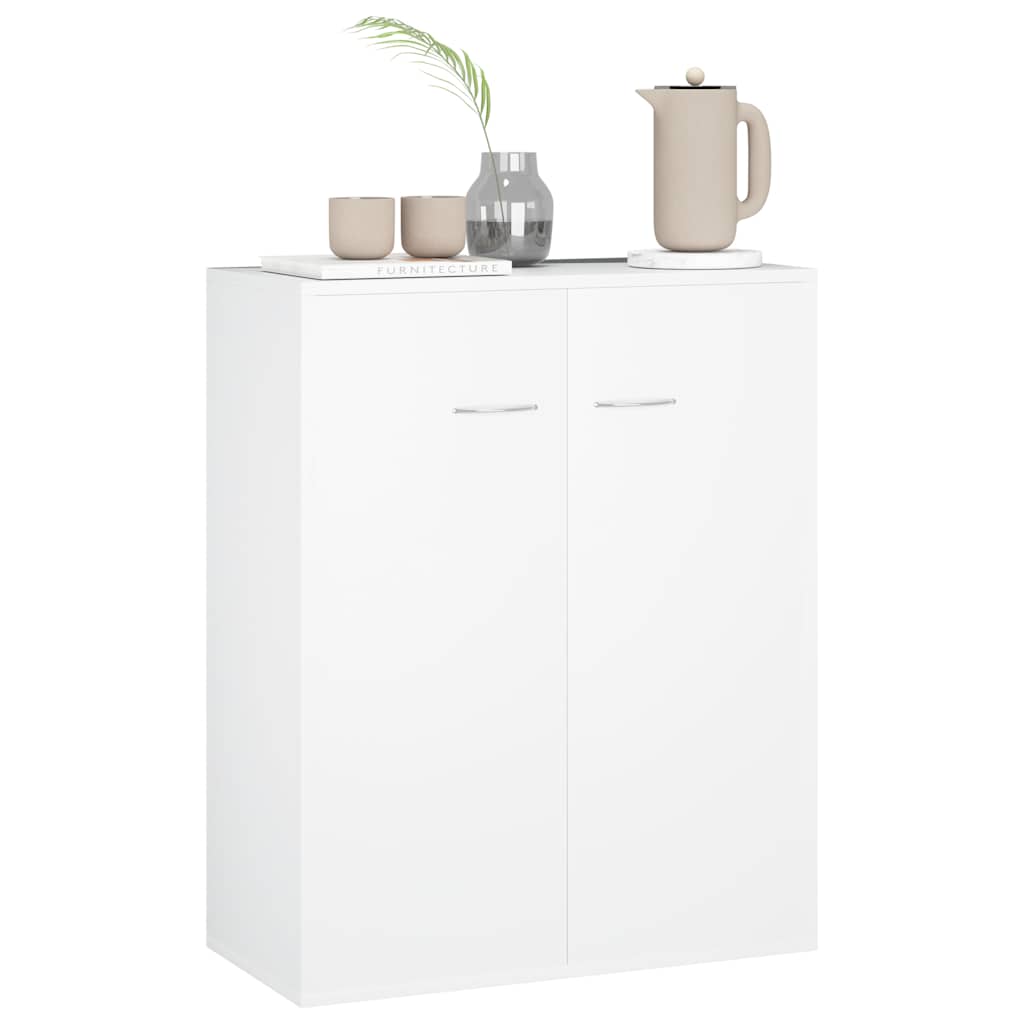 vidaXL Dressoir 60x30x75 cm bewerkt hout wit
