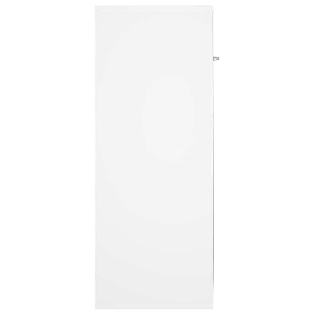 vidaXL Dressoir 60x30x75 cm bewerkt hout wit
