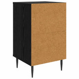 vidaXL Nightstand RHENEN Black oak 36 x 33 x 61 cm Engineered wood