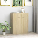 vidaXL Dressoir 60x30x75 cm bewerkt hout wit