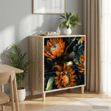 vidaXL Ladekast RHENEN Tropisch jungleprint 66 x 36,5 x 75 cm Sonoma