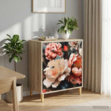 vidaXL Ladekast RHENEN Tropisch jungleprint 66 x 36,5 x 75 cm Sonoma