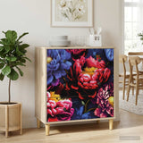 vidaXL Ladekast RHENEN Tropisch jungleprint 66 x 36,5 x 75 cm Sonoma