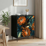 vidaXL Ladekast RHENEN Tropisch jungleprint 66 x 36,5 x 76 cm