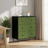 vidaXL Ladekast RHENEN Tropisch jungleprint 66 x 36,5 x 76 cm