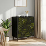 vidaXL Ladekast RHENEN Tropisch jungleprint 66 x 36,5 x 76 cm