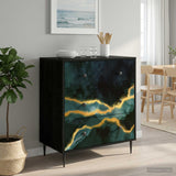 vidaXL Ladekast RHENEN Tropisch jungleprint 66 x 36,5 x 76 cm