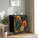 vidaXL Ladekast RHENEN Tropisch jungleprint 66 x 36,5 x 76 cm