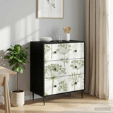 vidaXL Ladekast RHENEN Tropisch jungleprint 66 x 36,5 x 76 cm