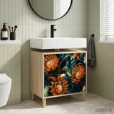vidaXL Badkamerkast RHENEN Sonoma 60 x 40 x 60 cm Bewerkt hout