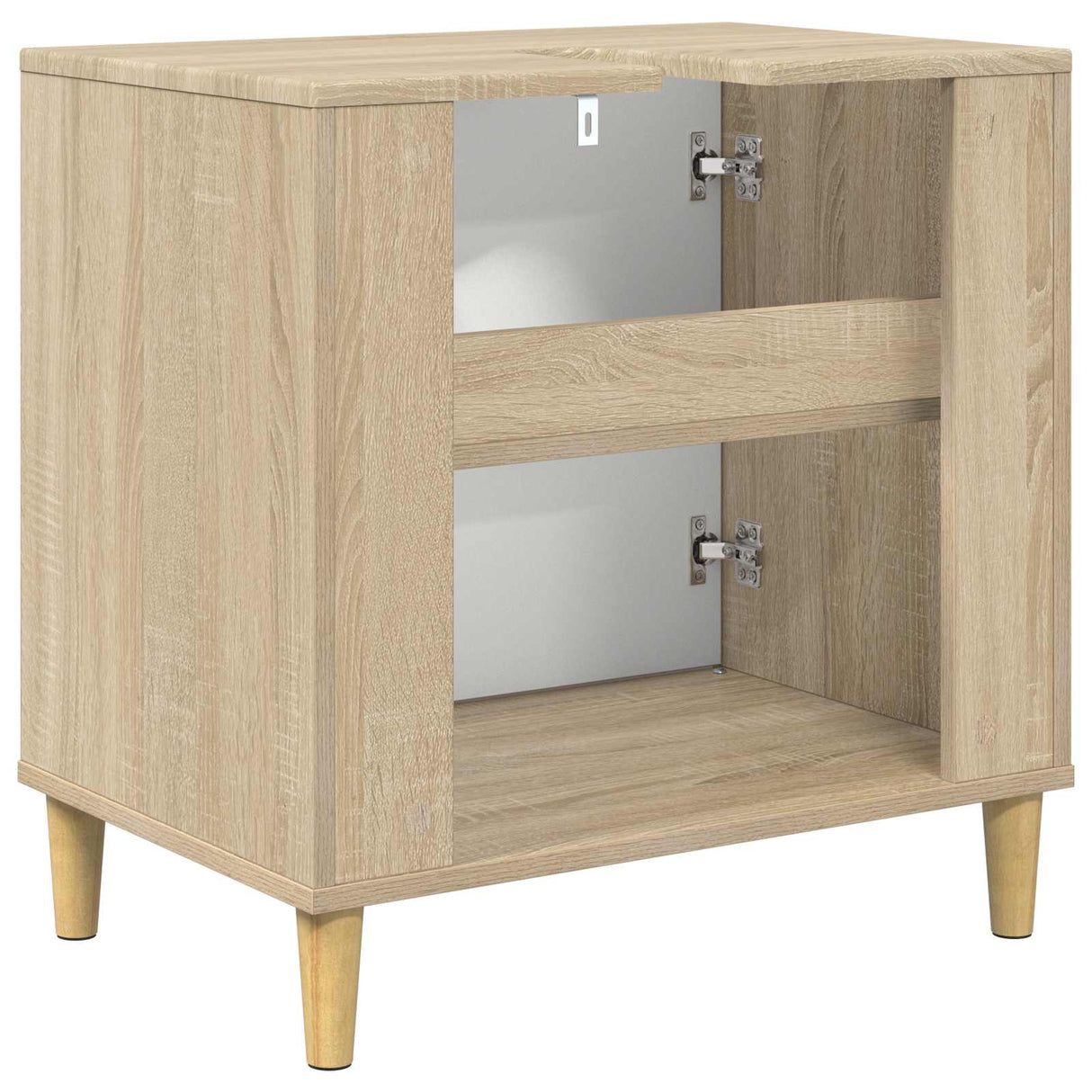 vidaXL Badkamerkast RHENEN Sonoma 60 x 40 x 60 cm Bewerkt hout