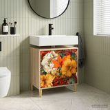 vidaXL Badkamerkast RHENEN Sonoma 60 x 40 x 60 cm Bewerkt hout