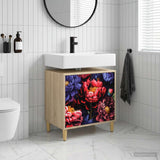vidaXL Badkamerkast RHENEN Sonoma 60 x 40 x 60 cm Bewerkt hout