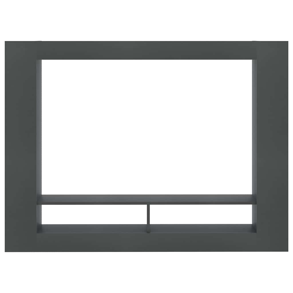 vidaXL Tv-meubel 152x22x113 cm bewerkt hout hoogglans zwart