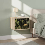 vidaXL Wandkastje voor Bed RHENEN Sonoma Eiken 36 x 33 x 25 cm