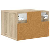 vidaXL Wandkastje voor Bed RHENEN Sonoma Eiken 36 x 33 x 25 cm
